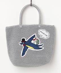 Cord bag animal motif ( M size )