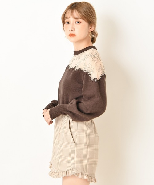 one after another NICE CLAUP(ワンアフターアナザーナイスクラップ)の「フリルショートパンツ(その他パンツ・レディース・カーキ/ホワイト系その他/ブラウン系その他/ベージュ系その他・FREE)」の9枚目の写真