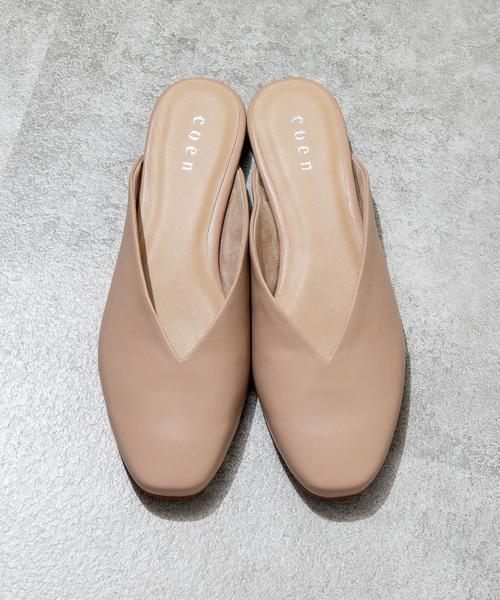 coen（コーエン）の「【WEB限定カラー】Vカットフラットミュール#（サンダル・レディース・ブラック/ライム/ナチュラル/ライラック/ブラウン/ベージュ・SMALL/LARGE/MEDIUM）」の17枚目の写真