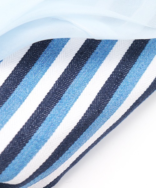 チチカカ（チチカカ）の「ストライプチュールコンビ　ヘアバンド（ヘアバンド・レディース・ブルー/イエロー/ブラウン・FREE）」の10枚目の写真