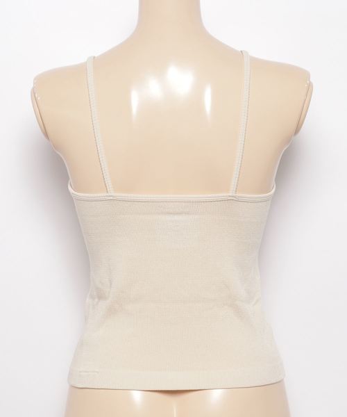 HANES(ヘインズ)の「∴【 Hanes / ヘインズ 】 1P Hanes Undies Rib Bustier(キャミソール・レディース・ブラック/ベージュ/タン・FREE)」の5枚目の写真