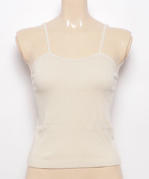 HANES(ヘインズ)の「∴【 Hanes / ヘインズ 】 1P Hanes Undies Rib Bustier(キャミソール・レディース・ブラック/ベージュ/タン・FREE)」の9枚目の写真