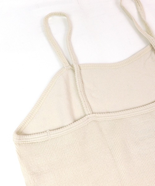 HANES(ヘインズ)の「∴【 Hanes / ヘインズ 】 1P Hanes Undies Rib Bustier(キャミソール・レディース・ブラック/ベージュ/タン・FREE)」の11枚目の写真