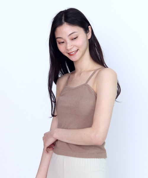 HANES(ヘインズ)の「∴【 Hanes / ヘインズ 】 1P Hanes Undies Rib Bustier(キャミソール・レディース・ブラック/ベージュ/タン・FREE)」の22枚目の写真