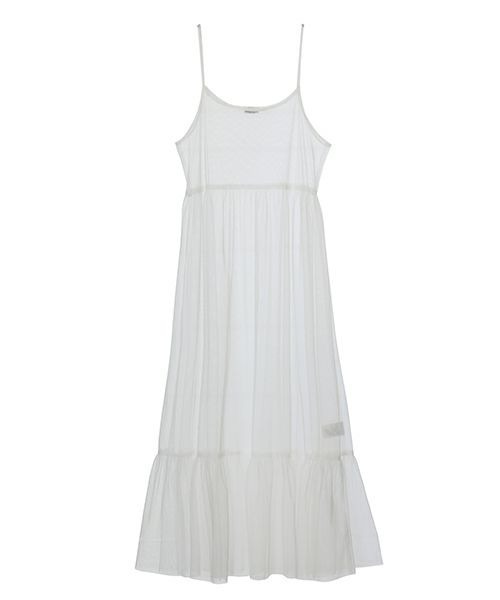 Candy Stripper（キャンディストリッパー）の「TULLE CAMISOLE ドレス（ワンピース・レディース・ブラック/オフホワイト/ピンク/イエロー・2）」の2枚目の写真