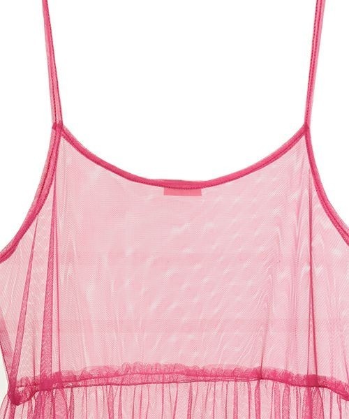 Candy Stripper（キャンディストリッパー）の「TULLE CAMISOLE ドレス（ワンピース・レディース・ブラック/オフホワイト/ピンク/イエロー・2）」の10枚目の写真