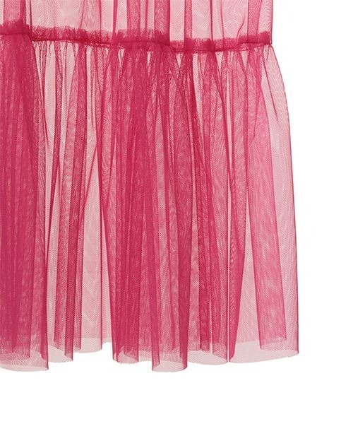 Candy Stripper（キャンディストリッパー）の「TULLE CAMISOLE ドレス（ワンピース・レディース・ブラック/オフホワイト/ピンク/イエロー・2）」の7枚目の写真