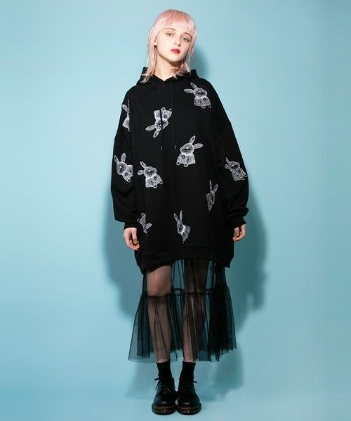 Candy Stripper（キャンディストリッパー）の「TULLE CAMISOLE ドレス（ワンピース・レディース・ブラック/オフホワイト/ピンク/イエロー・2）」の15枚目の写真