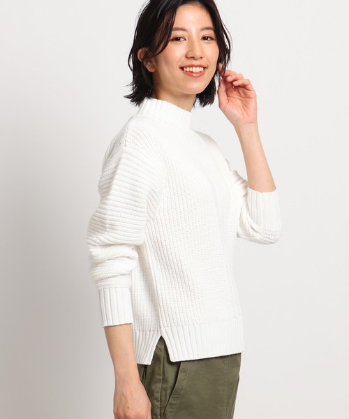 セール S Lサイズあり 洗える ミックス編みケーブルニット ニット セーター Dessin デッサン のファッション通販 Zozotown