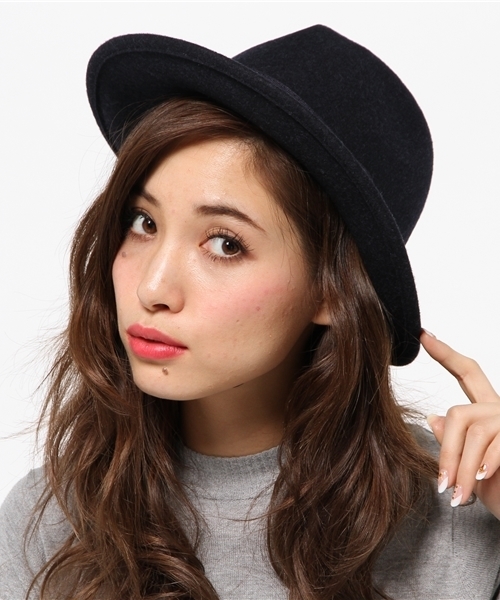 ROSE BUD(ローズバッド)の「(HATS & DREAMS)43445/102 FELT HAT(ハット・レディース・ブラック/ベージュ/グリーン系その他/ネイビー/キャメル/ブルー系その他・ONE SIZE)」の13枚目の写真