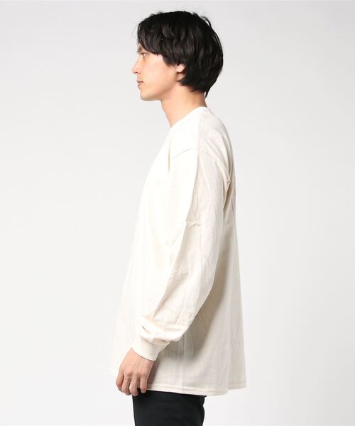 FUN/FOR/FICTION(ファンフォーフィクション)の「『FUN FOR FICTION』RAINBOW LS T(Tシャツ/カットソー・メンズ・オフホワイト/チャコールグレー・FREE)」の8枚目の写真