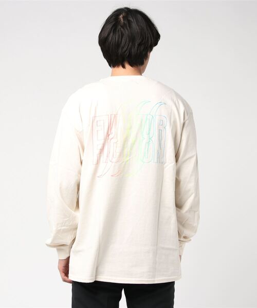 FUN/FOR/FICTION(ファンフォーフィクション)の「『FUN FOR FICTION』RAINBOW LS T(Tシャツ/カットソー・メンズ・オフホワイト/チャコールグレー・FREE)」の9枚目の写真