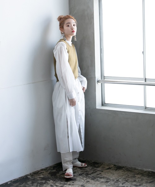 BOEMY(ボエミー)の「つぶつぶビーズ レザーロングタッセルピアス(ピアス(両耳用)・レディース・パイソン・FREE)」の10枚目の写真