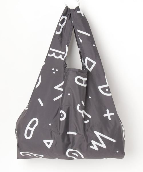 KIND BAG（カインドバッグ）の「〈KIND BAG/カインドバッグ〉プラスチック再生エコバッグ（エコバッグ/サブバッグ・レディース・ベビーピンク/ライトパープル/ブラック×ホワイト/グリーン/ブラック/ホワイト×ブルー/チェック/ピンク/グレー/ライトブルー/ストライプ/カラフル/ネイビー/ベージュ/その他/ブラック×ピンク/ターコイズブルー/ブラック×グレー/マルチ/グレー×ピンク/ブルー/ライラック/ブルー系その他/ピンク系その他/ピンクベージュ/ライトブラウン/イエロー/ダークグリーン/コーラル/パープル/ロイヤルブルー/ブルーグリーン/トリコロール/グリーン×ピンク/チェリーピンク/グリーン×オレンジ/ブルー系その他2・ONE SIZE）」の3枚目の写真