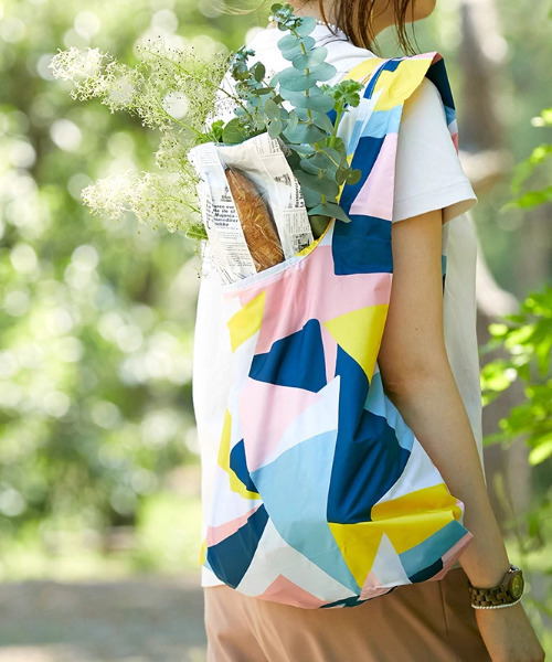 KIND BAG(カインドバッグ)の「〈KIND BAG/カインドバッグ〉プラスチック再生エコバッグ(エコバッグ/サブバッグ)」|カラフル