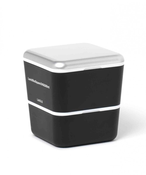 LAKOLE（ラコレ）の「2段ランチボックス / LAKOLE（お弁当箱・レディース・桜/アイボリー/グレー/ブラック・FREE）」の8枚目の写真