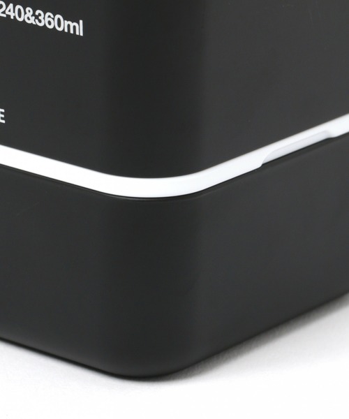 LAKOLE（ラコレ）の「2段ランチボックス / LAKOLE（お弁当箱・レディース・桜/アイボリー/グレー/ブラック・FREE）」の13枚目の写真