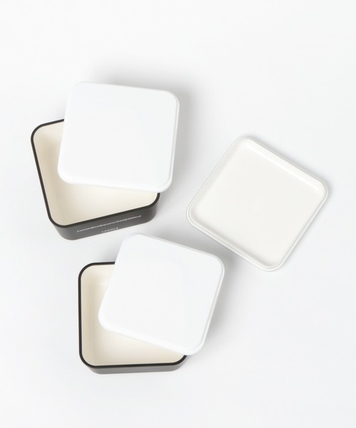 LAKOLE（ラコレ）の「2段ランチボックス / LAKOLE（お弁当箱・レディース・桜/アイボリー/グレー/ブラック・FREE）」の11枚目の写真