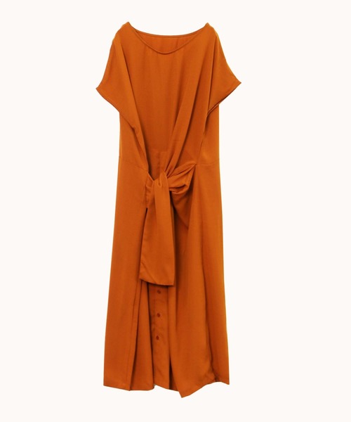 vingtrois（バントロア）の「【vingtrois】フロントリボンシャツワンピース（ワンピース・レディース・オフホワイト/テラコッタ/ネイビー・M）」の19枚目の写真