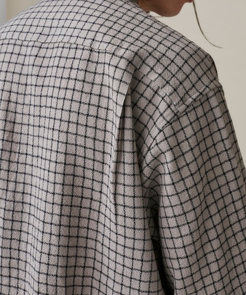 markaware(マーカウェア)の「【markaware/marka】FLAP POCKET SHIRT/M20C-08SH01C(シャツ/ブラウス・メンズ・ブラック/グレイッシュベージュ・1/2)」の8枚目の写真