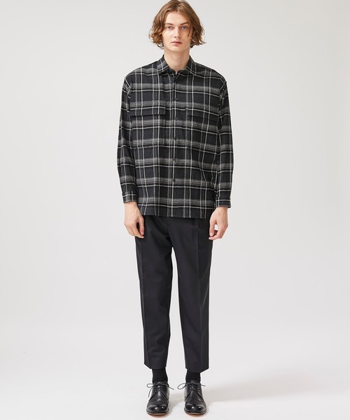 markaware(マーカウェア)の「【markaware/marka】FLAP POCKET SHIRT/M20C-08SH01C(シャツ/ブラウス・メンズ・ブラック/グレイッシュベージュ・1/2)」の19枚目の写真