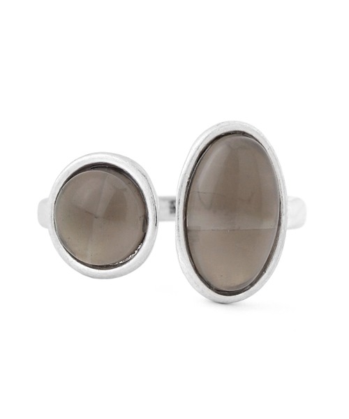 ANEMONE（アネモネ）の「カラーストーンのフォークリング（リング・レディース・ブルー/オレンジ/パープル/グリーン/グレー/クリア/ゴールド/ワイン・FREE）」の14枚目の写真