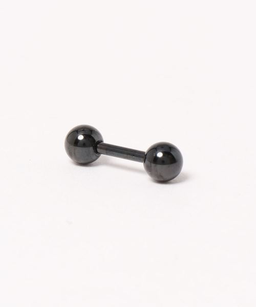 MORPH(モルフ)の「MORPH モルフ バーベルボディーピアス 16ゲージ 6mm~18mm(ピアス(片耳用)・メンズ・ブラック・6/8/10/12/14/16/18)」の6枚目の写真