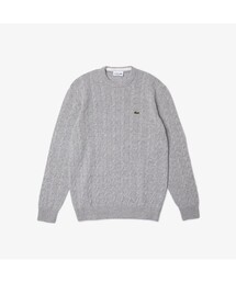 LACOSTE | ケーブル編みニットセーター(ニット/セーター)