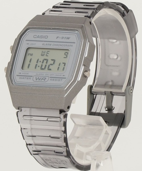 CASIO(カシオ)の「カシオ CASIO / ベーシック デジタルウォッチ チープカシオ クォーツ ラバーベルト 腕時計 日常生活用防水 //// F クリア シリーズ(デジタル腕時計・メンズ・ピンク/グレー/クリア/クリアブルー・FREE)」の6枚目の写真