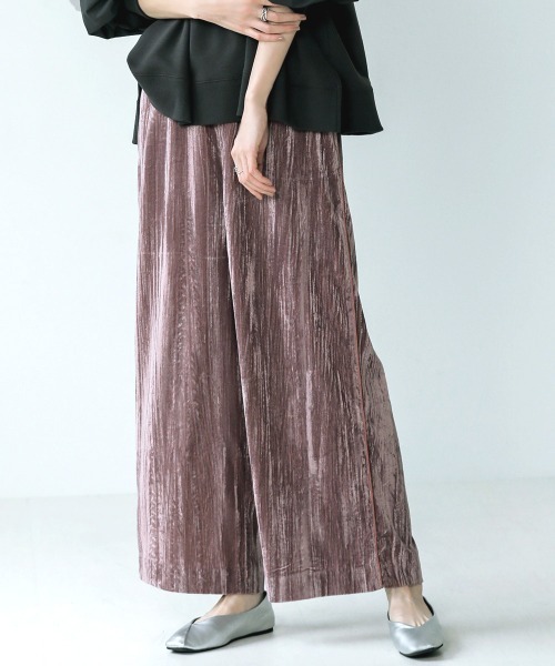 セール ウエストゴムベロアパンツ その他パンツ Bou Jeloud ブージュルード のファッション通販 Zozotown