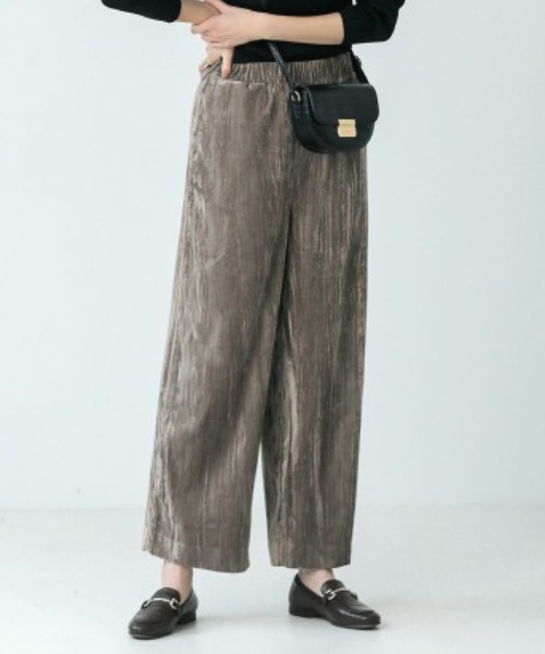 セール ウエストゴムベロアパンツ その他パンツ Bou Jeloud ブージュルード のファッション通販 Zozotown