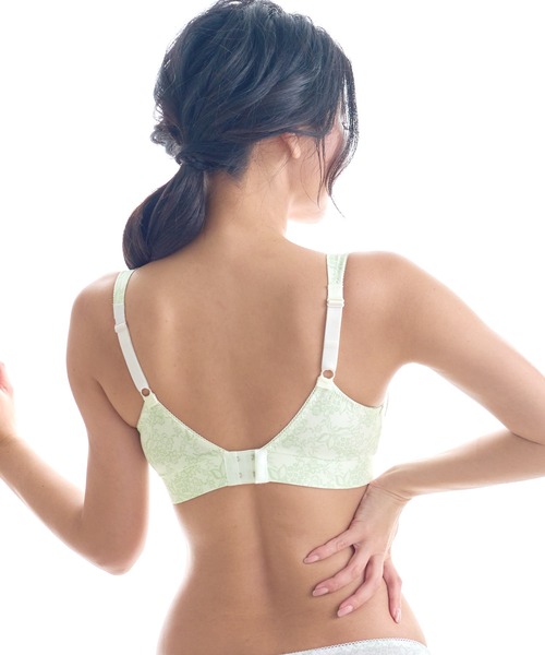 SweetMommy（スウィートマミー）の「レース柄プリント　無重力ノンワイヤー 授乳ブラ（マタニティウェア/グッズ・レディース・グレー/ミント/ブルー/ローズ/ブルー系その他/ピンク系その他/ホワイト系その他・M/L/XX-LARGE/X-LARGE/3L/LL）」の17枚目の写真