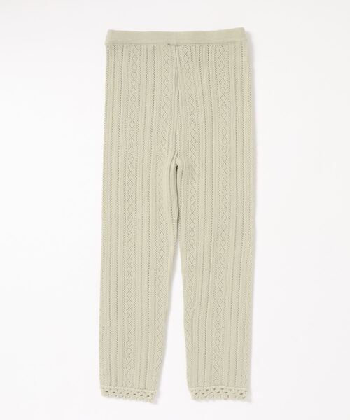 petit main（プティマイン）の「レース編みニットレギンス（レギンス  