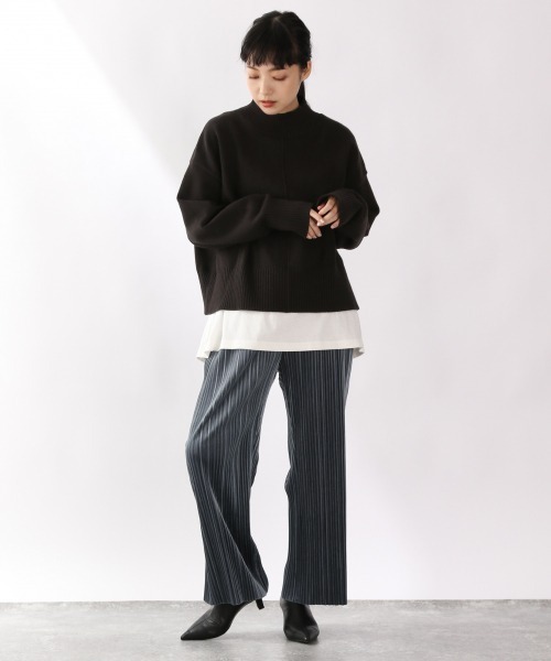 LOWRYS FARM(ローリーズファーム)の「ショートハイネックプルオーバーLS 920957(ニット/セーター・レディース・ブラック/グレー/グリーン/アイボリー/イエロー/ライトグリーン・FREE)」の18枚目の写真