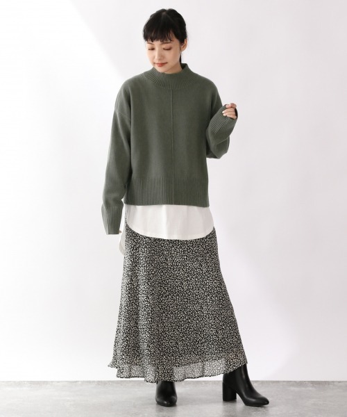 LOWRYS FARM(ローリーズファーム)の「ショートハイネックプルオーバーLS 920957(ニット/セーター・レディース・ブラック/グレー/グリーン/アイボリー/イエロー/ライトグリーン・FREE)」の20枚目の写真