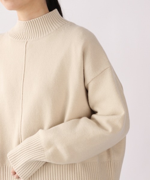 LOWRYS FARM(ローリーズファーム)の「ショートハイネックプルオーバーLS 920957(ニット/セーター・レディース・ブラック/グレー/グリーン/アイボリー/イエロー/ライトグリーン・FREE)」の9枚目の写真