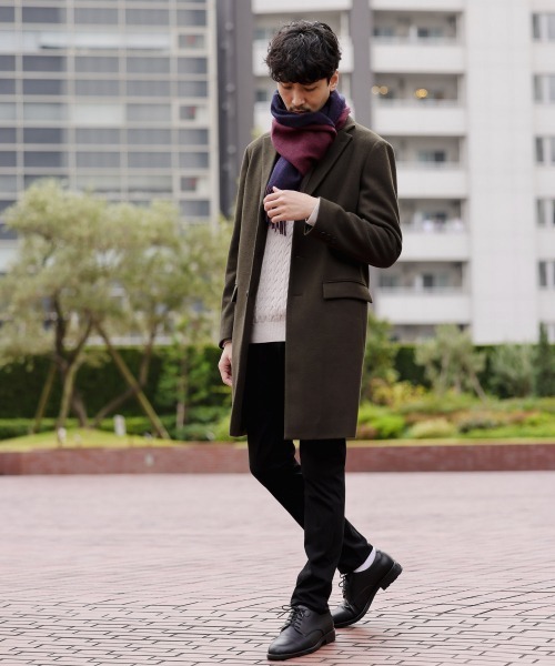 売り切れ必至 セール ウーリーテックチェスターコート 4436 チェスターコート Global Work グローバルワーク のファッション 返品 交換対象商品 Inter Sru Ac Th