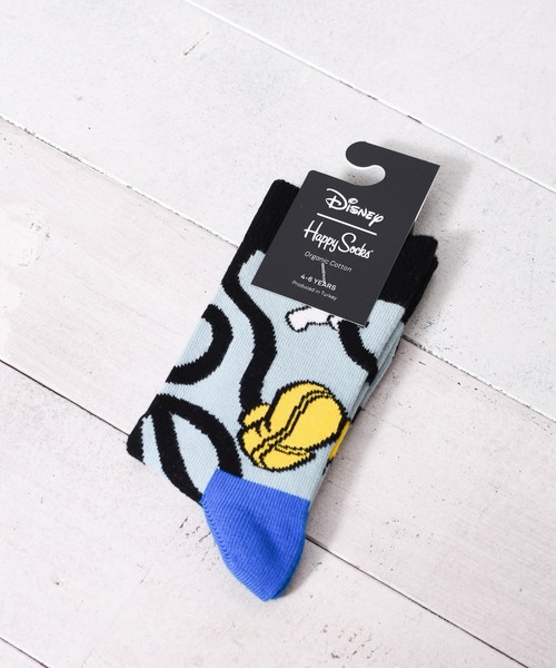 Happy Socks（ハッピーソックス）の「HAPPY SOCKS/Disney × HappySocks KIDS（ソックス/靴下・キッズ・パープル/サックスブルー/ピンク/イエロー/グリーン/グリーン系その他/グリーン系その他2/グリーン系その他3/その他1/その他3/その他2・X-SMALL/SMALL/X-LARGE/LARGE/MEDIUM）」の6枚目の写真