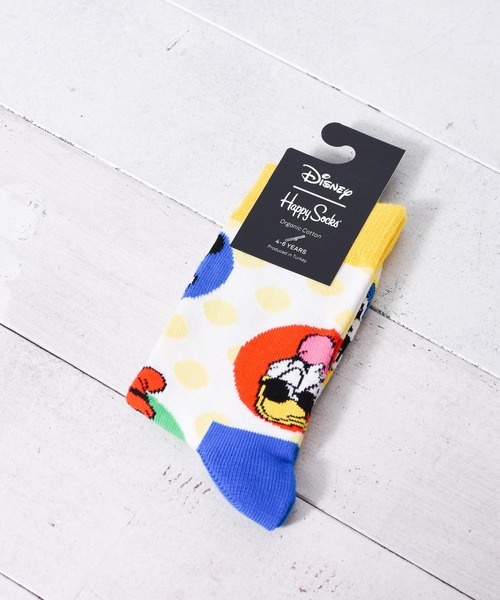 Happy Socks（ハッピーソックス）の「HAPPY SOCKS/Disney × HappySocks KIDS（ソックス/靴下・キッズ・パープル/サックスブルー/ピンク/イエロー/グリーン/グリーン系その他/グリーン系その他2/グリーン系その他3/その他1/その他3/その他2・X-SMALL/SMALL/X-LARGE/LARGE/MEDIUM）」の8枚目の写真