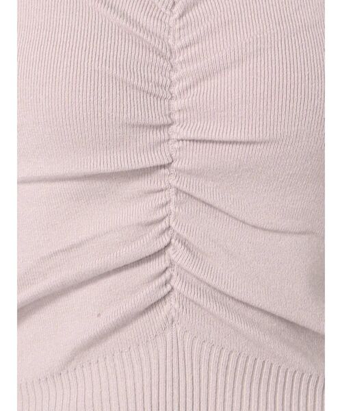 dazzlin（ダズリン）の「センターギャザーネックニットトップス（ニット/セーター・レディース・ブラック/パープル/ブラウン/モカ・FREE）」の19枚目の写真