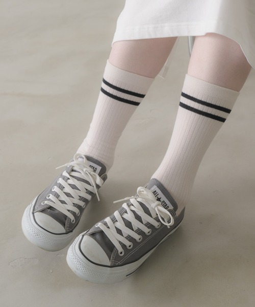 idem（イデム）の「idem Tag Socks/ロゴタグラインソックス（ソックス/靴下・レディース・アイボリー・FREE）」の12枚目の写真