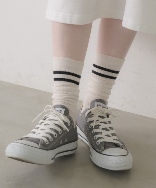 idem（イデム）の「idem Tag Socks/ロゴタグラインソックス（ソックス/靴下・レディース・アイボリー・FREE）」の9枚目の写真