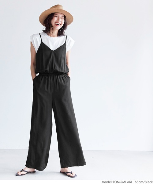 coca（coca）（コカ）の「キャミオールインワン（つなぎ/オールインワン・レディース・ブラック・ONE SIZE）」の11枚目の写真