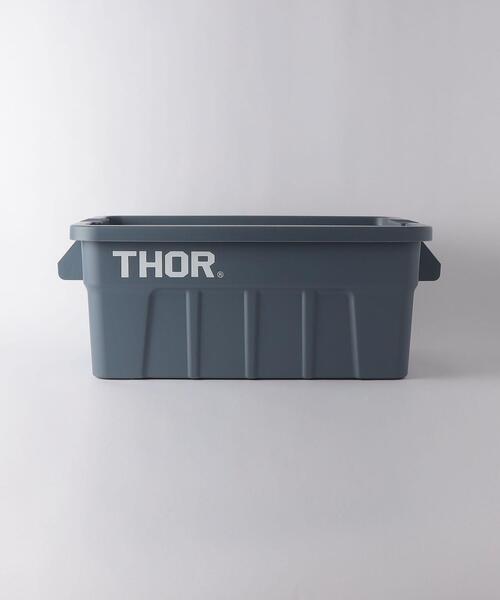 Detail(ディテール)の「<THOR(ソー)> LARGE TOTES WITH LID 53L/トートボックス/収納グッズ(収納グッズ・メンズ・ブラック/ベージュ/オリーブ/その他1/グレー・FREE)」の3枚目の写真