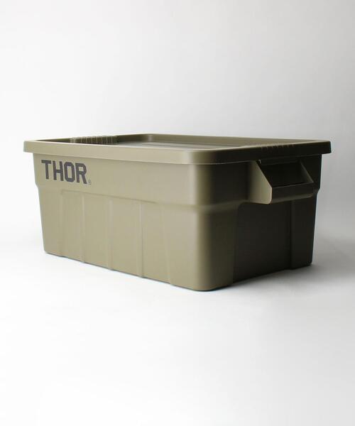 Detail(ディテール)の「<THOR(ソー)> LARGE TOTES WITH LID 53L/トートボックス/収納グッズ(収納グッズ・メンズ・ブラック/ベージュ/オリーブ/その他1/グレー・FREE)」の6枚目の写真