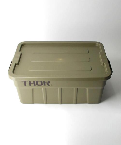 Detail(ディテール)の「<THOR(ソー)> LARGE TOTES WITH LID 53L/トートボックス/収納グッズ(収納グッズ・メンズ・ブラック/ベージュ/オリーブ/その他1/グレー・FREE)」の8枚目の写真