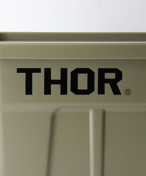 Detail(ディテール)の「<THOR(ソー)> LARGE TOTES WITH LID 53L/トートボックス/収納グッズ(収納グッズ・メンズ・ブラック/ベージュ/オリーブ/その他1/グレー・FREE)」の10枚目の写真