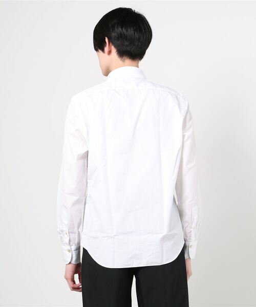 Finamore（フィナモレ）の「FINAMORE / "LUIGI" セミワイドカラーシャツ《ESTNATION EXCLUSIVE》（シャツ/ブラウス・メンズ・ネイビー/ホワイト/ブラック/グリーン・SMALL/LARGE/MEDIUM）」の10枚目の写真