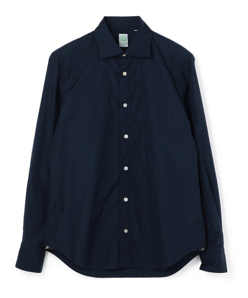 Finamore（フィナモレ）の「FINAMORE / "LUIGI" セミワイドカラーシャツ《ESTNATION EXCLUSIVE》（シャツ/ブラウス・メンズ・ネイビー/ホワイト/ブラック/グリーン・SMALL/LARGE/MEDIUM）」の4枚目の写真