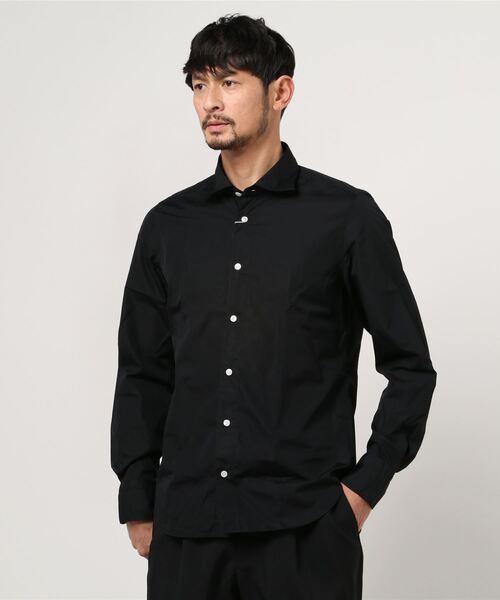 Finamore（フィナモレ）の「FINAMORE / "LUIGI" セミワイドカラーシャツ《ESTNATION EXCLUSIVE》（シャツ/ブラウス・メンズ・ネイビー/ホワイト/ブラック/グリーン・SMALL/LARGE/MEDIUM）」の14枚目の写真